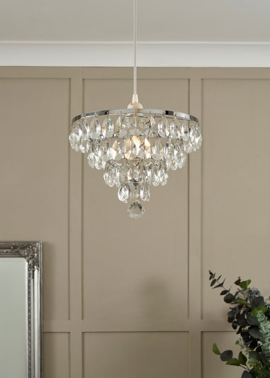 BHS Lighting Elianis Easyfit Chrome (21cm x 30cm)