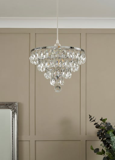 BHS Lighting Elianis Easyfit Chrome (21cm x 30cm)