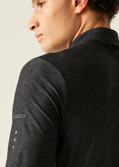 Dare2b Black Marl Power Up III Reflective Jersey