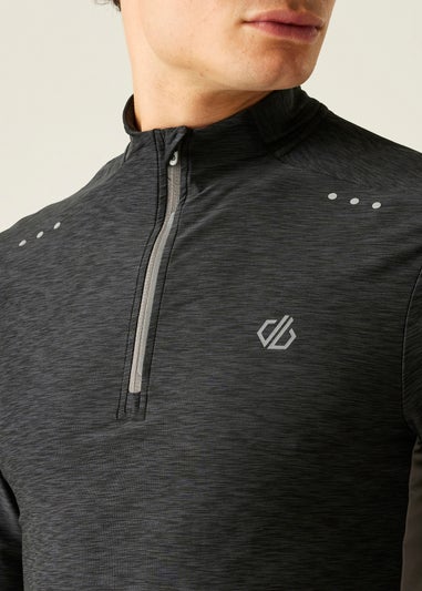 Dare2b Black Marl Power Up III Reflective Jersey