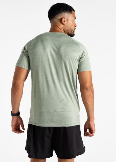 Dare2b Sage Green Marl Persist Sweat Wicking Tee