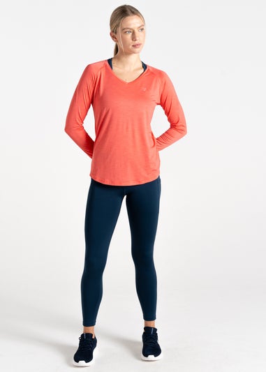 Dare2b Salmon Bloom Discern Sweat Wicking Tee