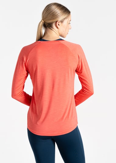 Dare2b Salmon Bloom Discern Sweat Wicking Tee