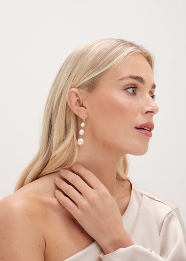Jon Richard Gold Plated Semi Precious Drop Earrings