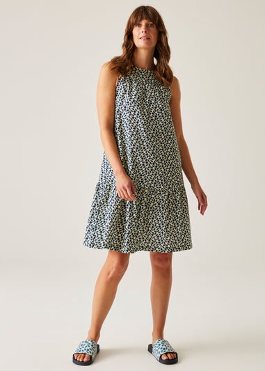 Regatta Jasmine Flower Blue Orla Kiely Summer II Dress