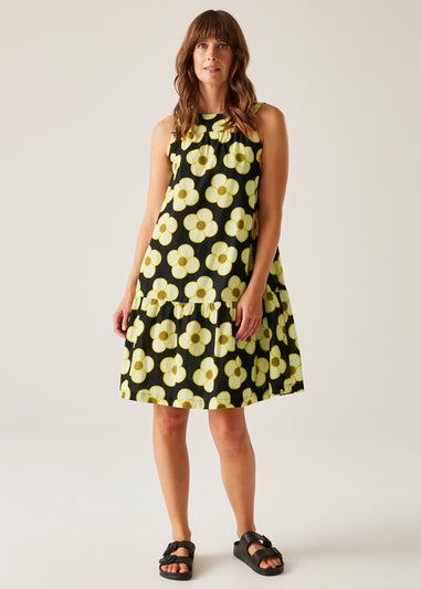 Regatta Spinning Flower Black Orla Kiely Summer II Dress