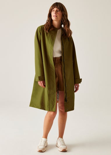 Regatta Forest Green Jasmine Orla Kiely II Waterproof Breathable Isotex Mac Jacket
