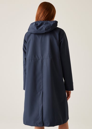 Regatta Navy Jasmine Flower Orla Kiely II Waterproof Breathable Isotex Mac Jacket