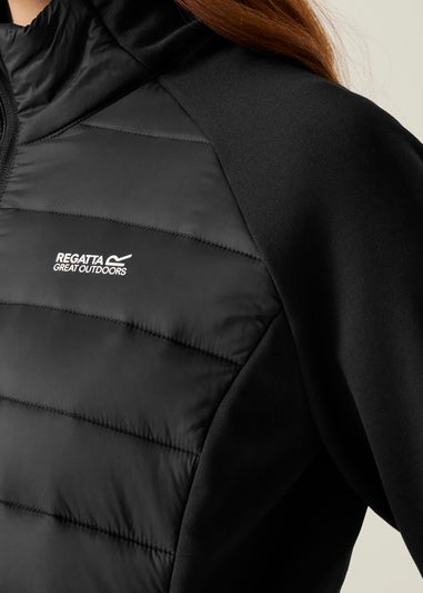 Regatta Black Clumber V Water Repellent Extol Stretch Hybrid Jacket