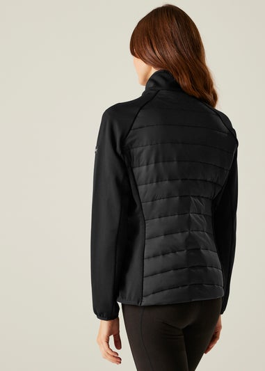 Regatta Black Clumber V Water Repellent Extol Stretch Hybrid Jacket