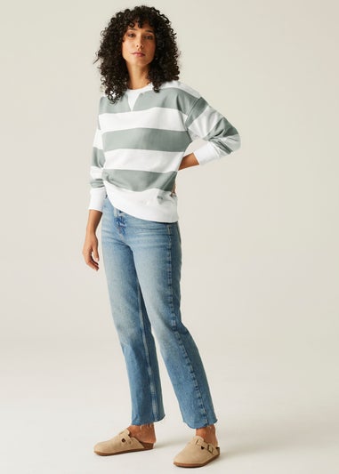 Regatta Olive Stripe Avika II Jumper
