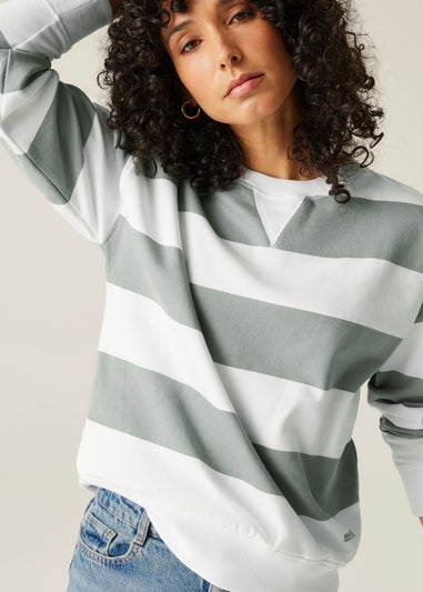 Regatta Olive Stripe Avika II Jumper