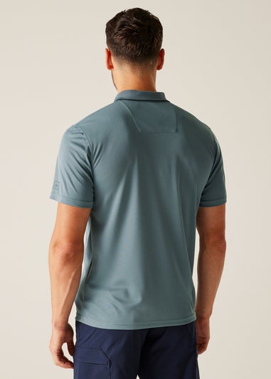 Regatta Grey/Blue Maverik V Quick Dry T-Shirt