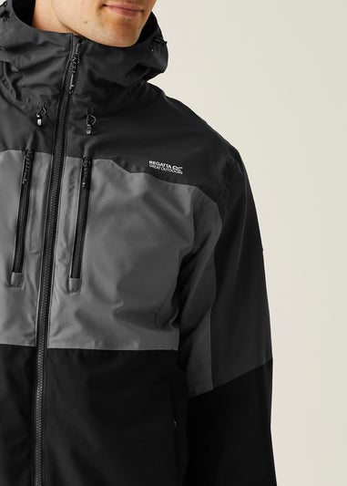 Regatta Grey/Black Maland II Waterproof Breathable Isotex Stretch Jacket