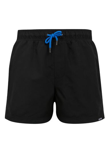 Regatta Black/Blue Mawson III Swim Shorts