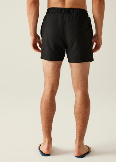 Regatta Black/Blue Mawson III Swim Shorts
