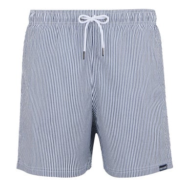 Regatta Navy/White Seersucker Stripe Loras Swim Shorts