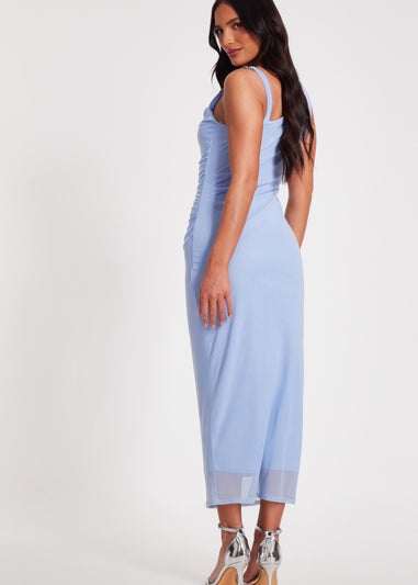 Quiz Blue Midaxi Dress