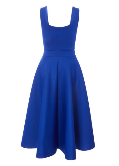 Quiz Blue A Line Midi Dress