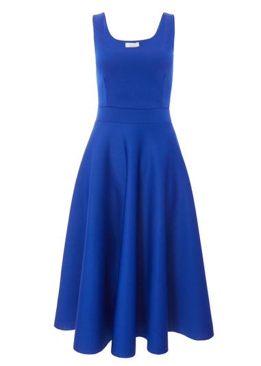 Quiz Blue A Line Midi Dress