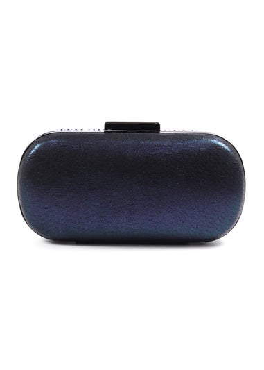 Lunar Francie Navy Gemstone Clutch Bag
