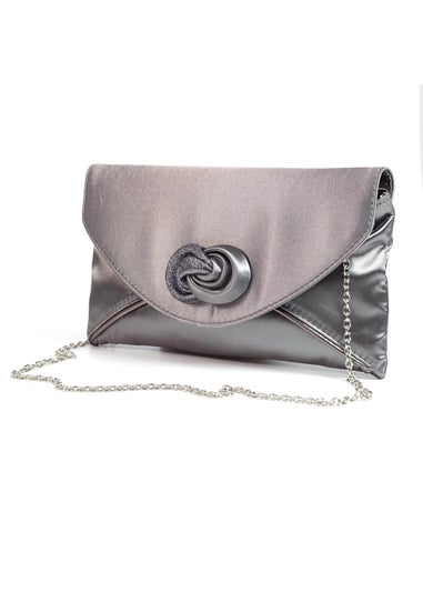 Lunar Ripley Grey Satin Bag