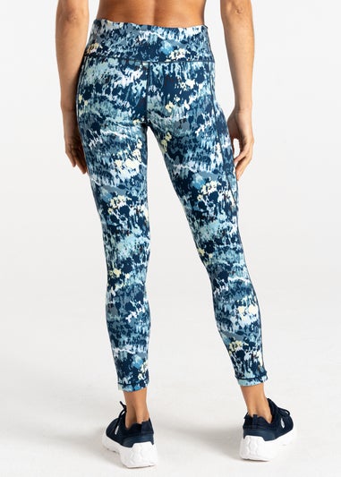 Dare2b Sea Blue Print Influential II Quick Dry Leggings