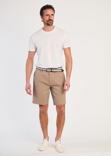 Tokyo Laundry Stone Cotton Chino Short With Belt