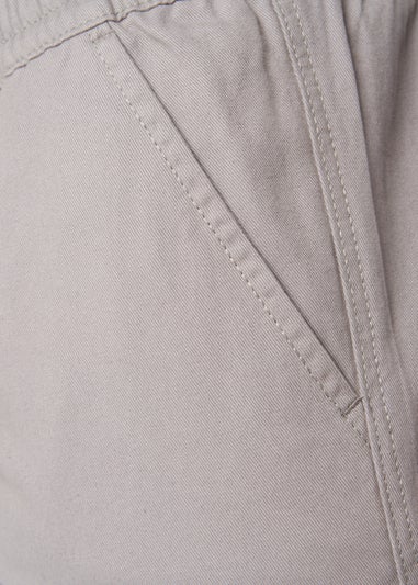 Crosshatch Grey Blansmoore Elastic Waist Shorts