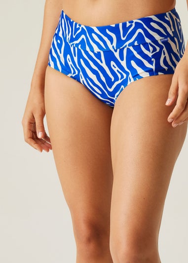 Regatta Brightest Blue Abstract Print Paloma Swim Brief