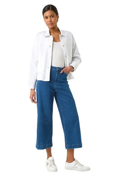 Roman White Patch Pocket Jacket