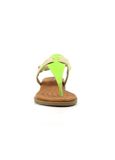 Lunar Lime Green Rimini Sandal