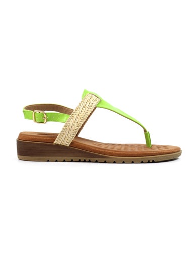 Lunar Lime Green Rimini Sandal