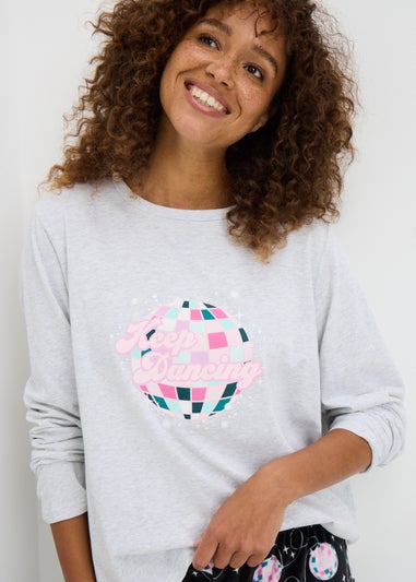 Black & White Disco Matching Family Pyjama Set