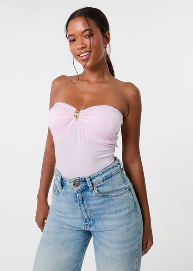 Pink Vanilla Pink Detail Bodysuit