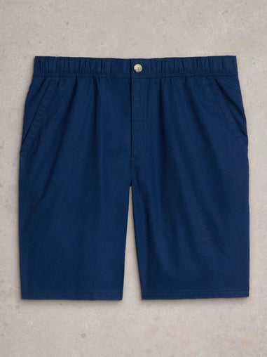 Shorts aus Leinenmischung