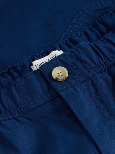 Shorts aus Leinenmischung