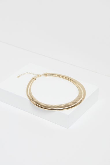 Jon Richard Gold Plated Statement Omega Necklace
