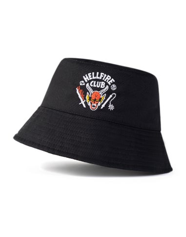 Stranger Things Black Hellfire Club Bucket Hat