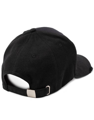 Barbie Black Logo Adjustable Curved Peak Baseball Cap