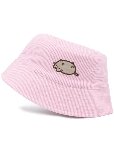 Pusheen Pink Ripped Embroidered Bucket Hat