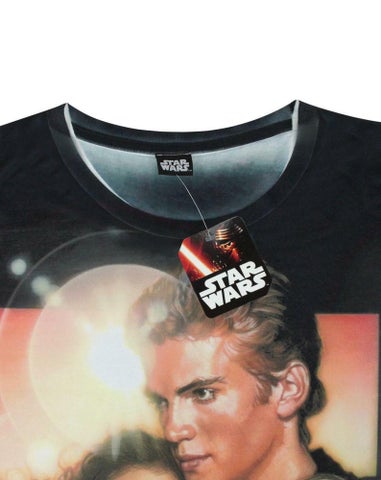 Star Wars Black Attack Of The Clones T Shirt