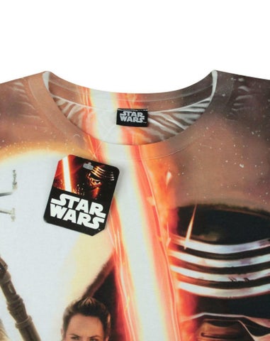 Star Wars White Heroes & Villains T Shirt