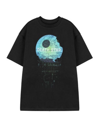 Star Wars Black Death Star T Shirt