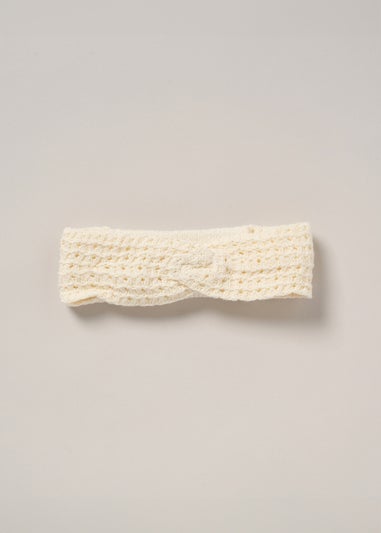 Miss Cream True Knit Top Shorts & Headband Outfit Set (2-7yrs)