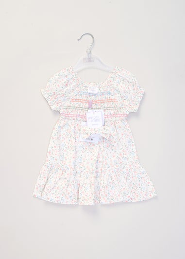 Miss White Summer Dress & Scrunchie Outfit Set (2-4yrs)