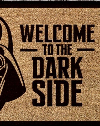 Star Wars Brown Darth Vader Welcome To The Dark Side Coir Door Mat