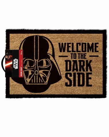 Star Wars Brown Darth Vader Welcome To The Dark Side Coir Door Mat