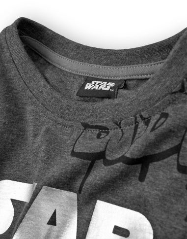 Star Wars Kids Grey T Shirt (3-10 Years)