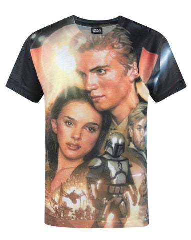 Star Wars Kids White Attack Of The Clones T Shirt (3-12 Years)